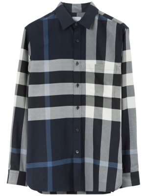 

Check-print cotton shirt, Burberry Check-print cotton shirt