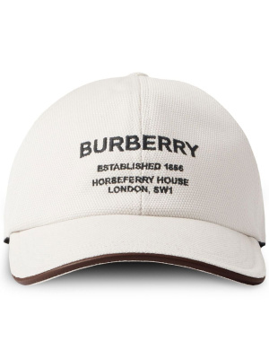 

Embroidered-logo cap, Burberry Embroidered-logo cap