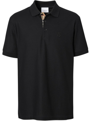 

Monogram cotton piqué polo shirt, Burberry Monogram cotton piqué polo shirt