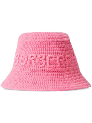 

Logo-embroidered bucket hat, Burberry Logo-embroidered bucket hat
