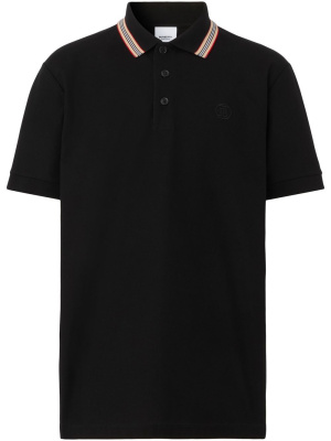 

Icon Stripe cotton polo shirt, Burberry Icon Stripe cotton polo shirt