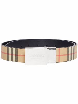 

Reversible Vintage Check print belt, Burberry Reversible Vintage Check print belt