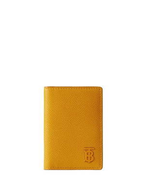 

TB grained leather bi-fold cardholder, Burberry TB grained leather bi-fold cardholder