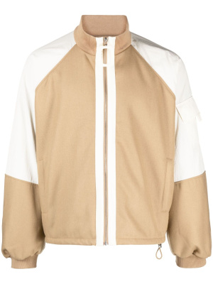 

Colour-block zip-up bomber jacket, JW Anderson Colour-block zip-up bomber jacket