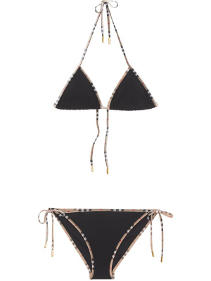 

Vintage Check-trim bikini, Burberry Vintage Check-trim bikini
