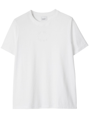 

Tonal embroidered-logo T-shirt, Burberry Tonal embroidered-logo T-shirt