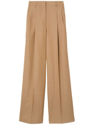 

Wide-leg pleated wool trousers, Burberry Wide-leg pleated wool trousers