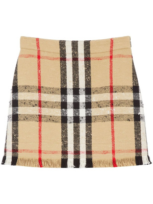 

Vintage-Check bouclé skirt, Burberry Vintage-Check bouclé skirt