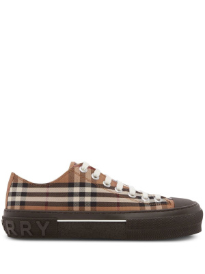 

Check-print low-top sneakers, Burberry Check-print low-top sneakers