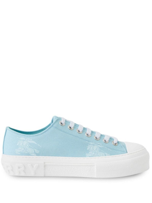 

EKG logo-print flatform sneakers, Burberry EKG logo-print flatform sneakers
