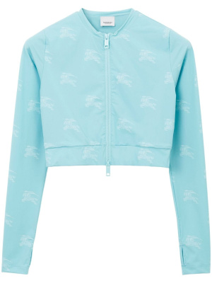 

Equestrian Knight zip-up top, Burberry Equestrian Knight zip-up top