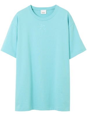 

Equestrian Knight-embroidered T-shirt, Burberry Equestrian Knight-embroidered T-shirt