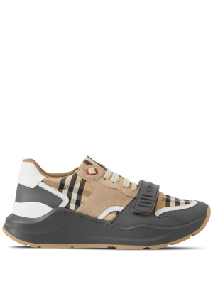 

Check-pattern lace-up sneakers, Burberry Check-pattern lace-up sneakers