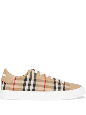 

Vintage Check lace-up sneakers, Burberry Vintage Check lace-up sneakers