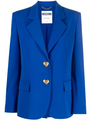 

Heart-shaped buttons blazer, Moschino Heart-shaped buttons blazer