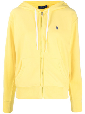 

Logo-embroidered hoodie, Polo Ralph Lauren Logo-embroidered hoodie