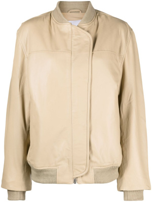 

Leather bomber jacket, REMAIN Leather bomber jacket