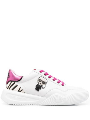 

Logo-patch detail sneakers, Karl Lagerfeld Logo-patch detail sneakers