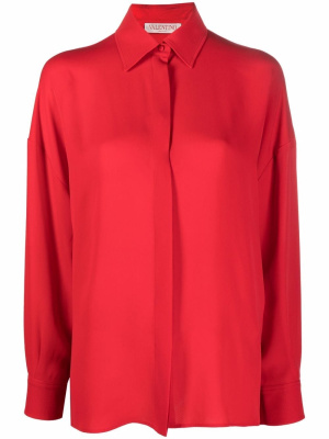 

High-low panel shirt, Valentino Garavani High-low panel shirt