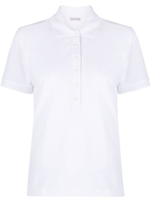 

Logo-patch cotton polo top, Moncler Logo-patch cotton polo top