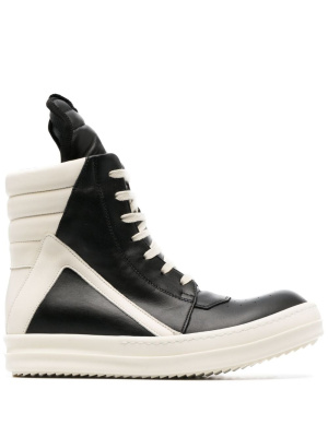 

Geobasket calf-leather sneakers, Rick Owens Geobasket calf-leather sneakers