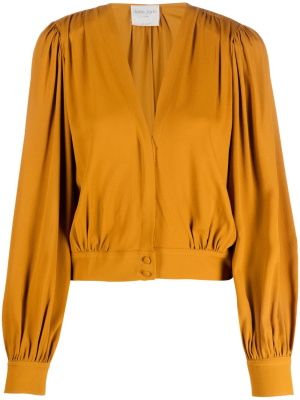 

V-neck long-sleeved blouse, Forte Forte V-neck long-sleeved blouse