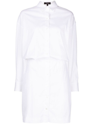 

Long-sleeve shirt dress, Theory Long-sleeve shirt dress