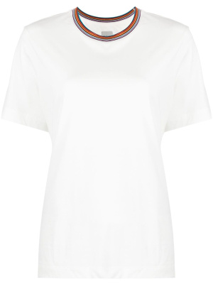

Striped-edge cotton T-Shirt, Paul Smith Striped-edge cotton T-Shirt