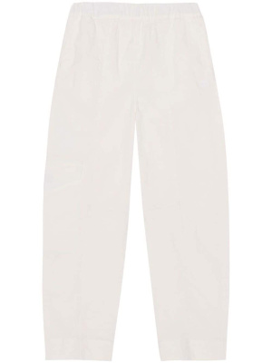 

Elasticated-waist tapered trousers, GANNI Elasticated-waist tapered trousers