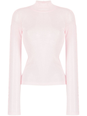 

Semi-sheer high neck top, Helmut Lang Semi-sheer high neck top