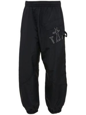 

Logo-embroidered track pants, JW Anderson Logo-embroidered track pants
