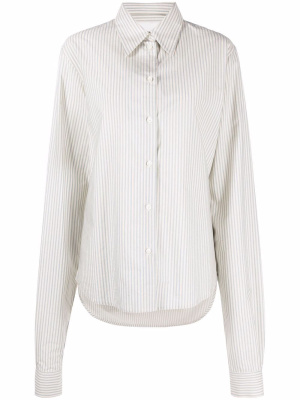 

Striped oversized cotton shirt, MM6 Maison Margiela Striped oversized cotton shirt