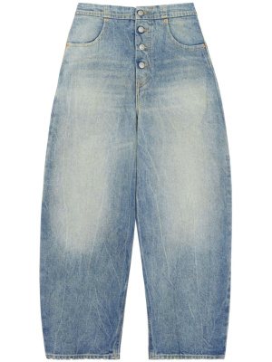 

High-waist wide-leg jeans, MM6 Maison Margiela High-waist wide-leg jeans