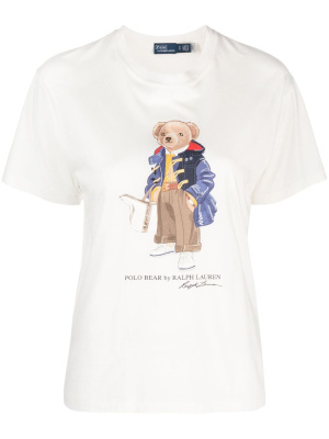 

Polo Bear-print T-shirt, Polo Ralph Lauren Polo Bear-print T-shirt