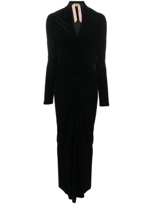 

Off-shoulder velvet maxi dress, Nº21 Off-shoulder velvet maxi dress