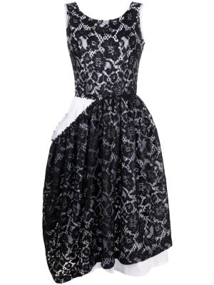 

Layered draped lace dress, Comme Des Garçons Layered draped lace dress