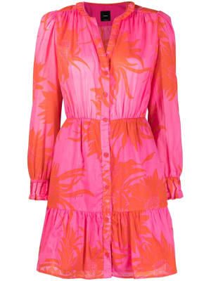 

Flower-print shirtdress, PINKO Flower-print shirtdress