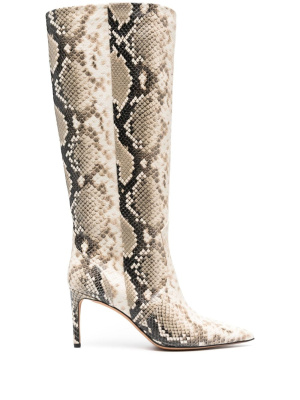 

95mm python-print boots, IRO 95mm python-print boots