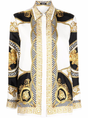 

La Coupe Des Dieux print shirt, Versace La Coupe Des Dieux print shirt