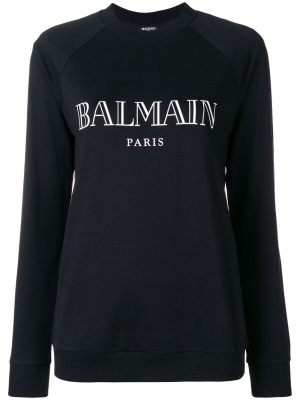 

Logo-print sweatshirt, Balmain Logo-print sweatshirt
