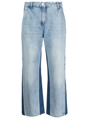 

Mid-rise cropped-leg jeans, Karl Lagerfeld Mid-rise cropped-leg jeans