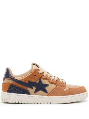 

Star-patch lace-up sneakers, A BATHING APE® Star-patch lace-up sneakers