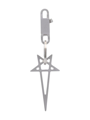 

Pentagram engraved-logo brass keyring, Rick Owens Pentagram engraved-logo brass keyring