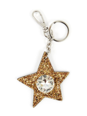 

Crystal-embellished star keychain, Maison Margiela Crystal-embellished star keychain