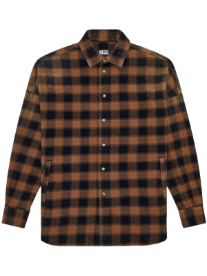 

Check-pattern long-sleeve shirt, Diesel Check-pattern long-sleeve shirt