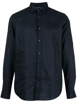 

Long-sleeve linen-blend shirt, BOSS Long-sleeve linen-blend shirt