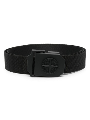 

Compass logo-buckle elasticated belt, Stone Island Compass logo-buckle elasticated belt