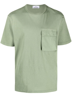 

Chest-pocket cotton T-shirt, Stone Island Chest-pocket cotton T-shirt