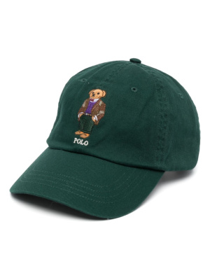 

Polo Bear-embroidered cotton cap, Polo Ralph Lauren Polo Bear-embroidered cotton cap