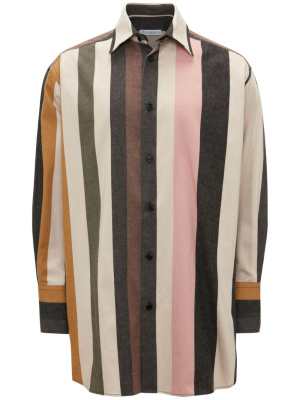 

Striped button-up cotton shirt, JW Anderson Striped button-up cotton shirt